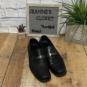 Boss Hugo Boss black loafers size 11.5